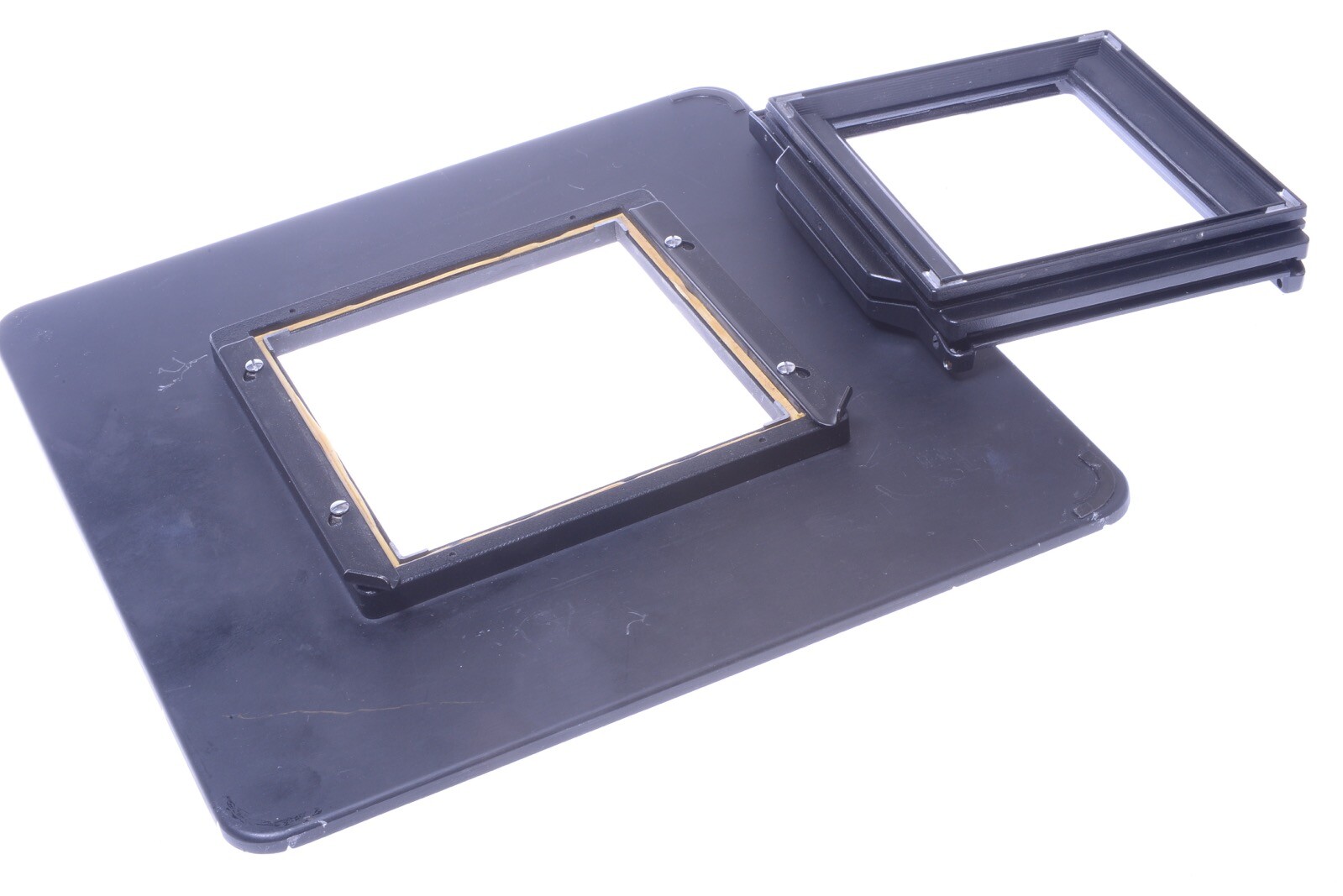✅ HORSEMAN 8X10 TO 4X5 REDUCING BACK L810 TECH. CAMERA W/ GROUND GLASS HOLDER