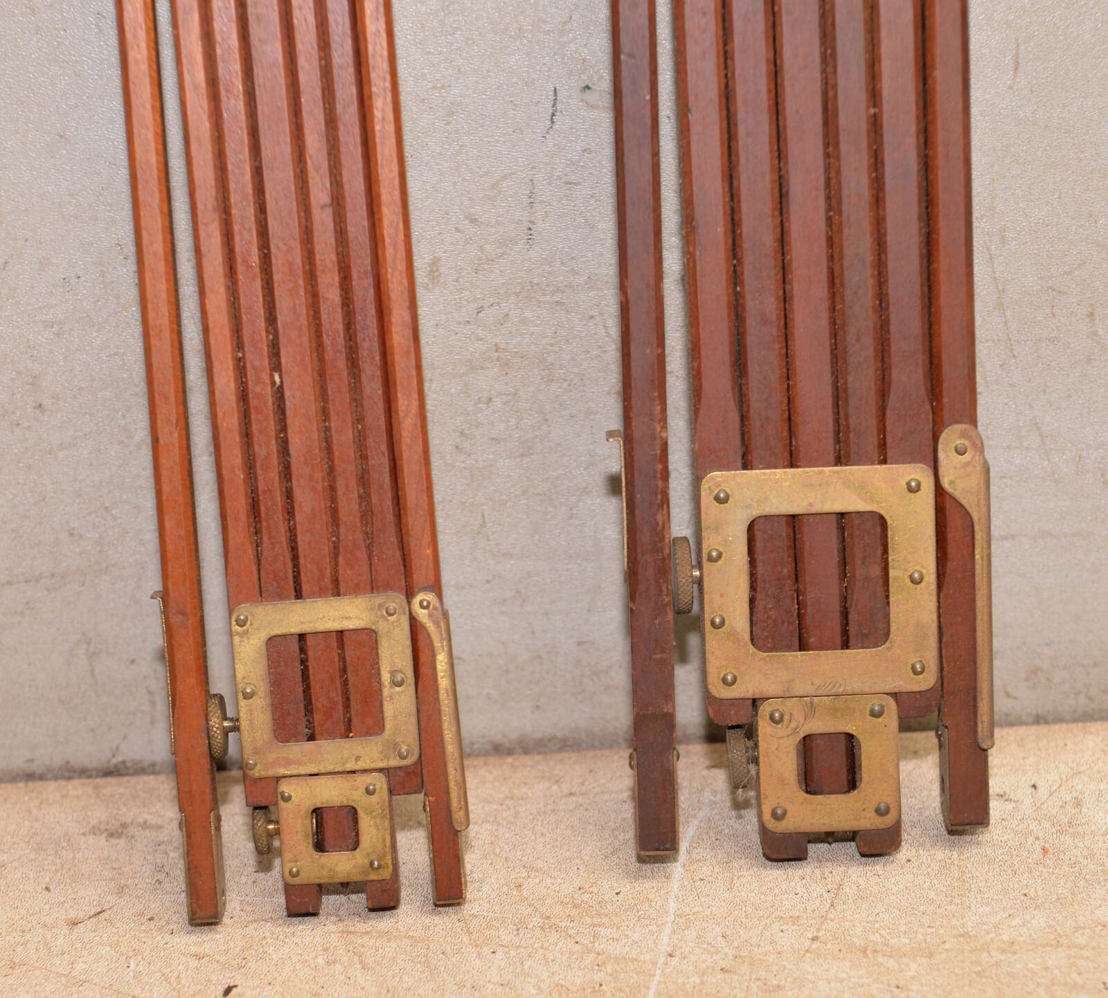 2 Eastman Kodak Folmer & Schwing crown tripod No 1 two legs salesman sample 1903