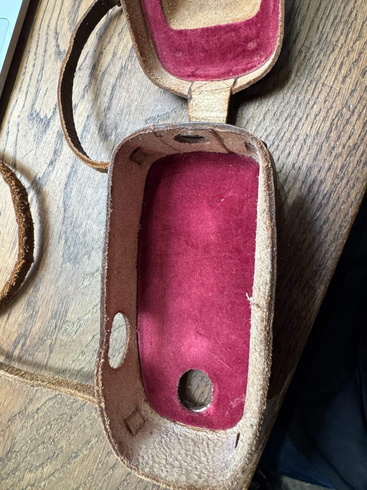 Vintage WZFO Alfa 35mm Leather Film Camera Case (AM27)