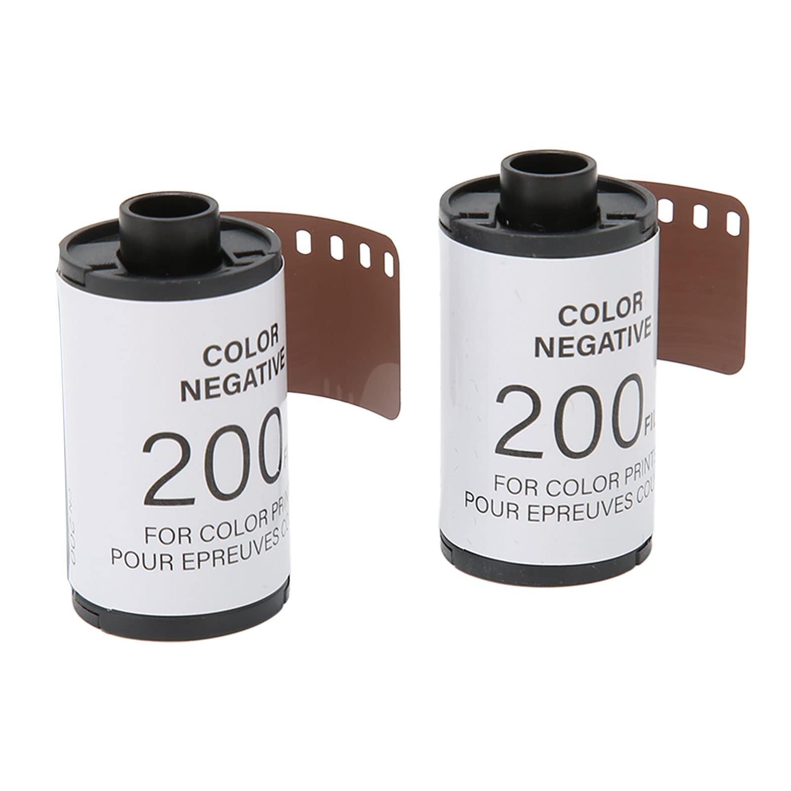 2 PCS 35mm Color Print Film ISO 200 8 Sheets Negative HD For 135 Camera Roll
