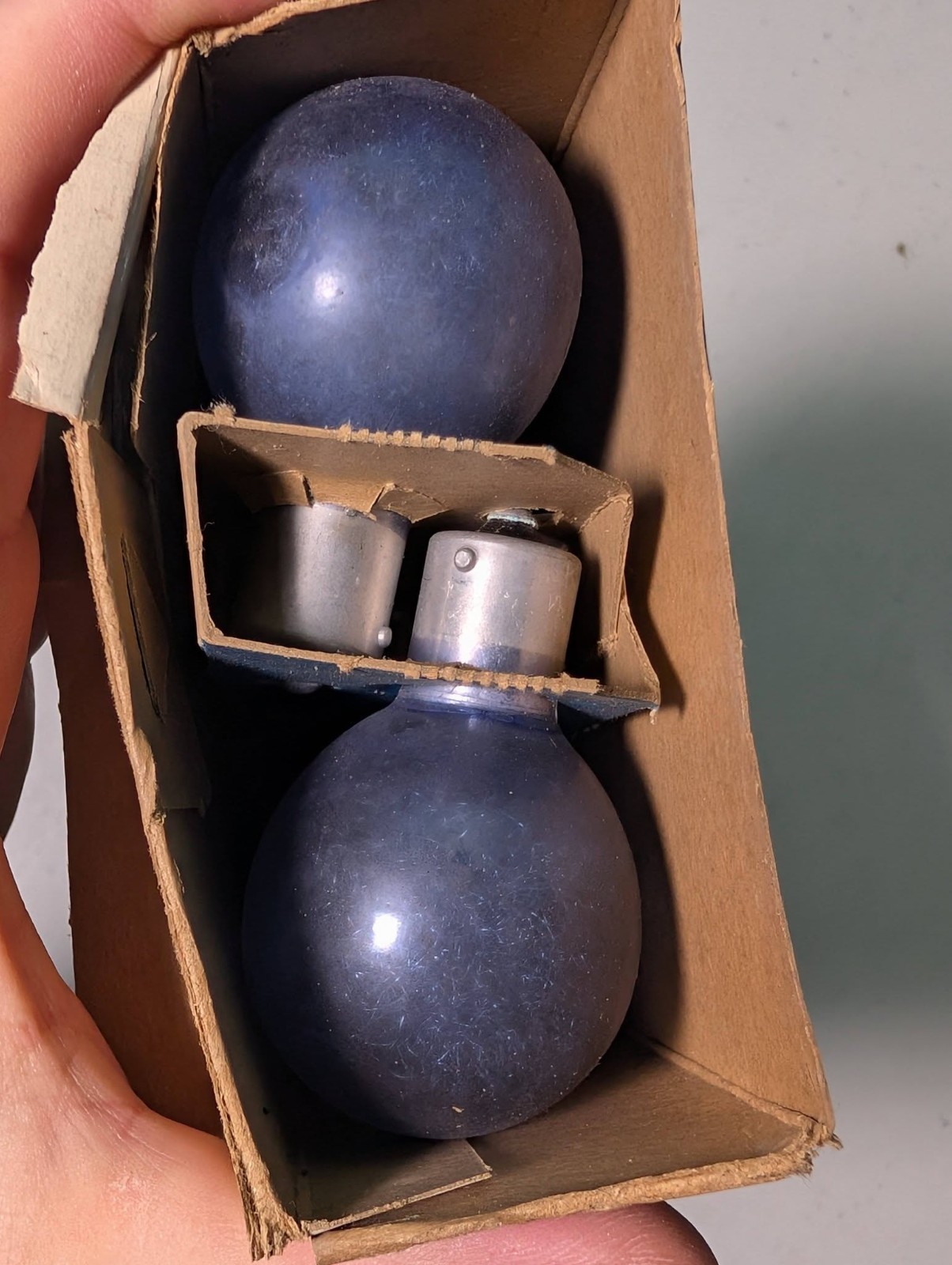 Sears #5B 12 Blue Bulbs Box of 12 Flash Bulbs Vintage