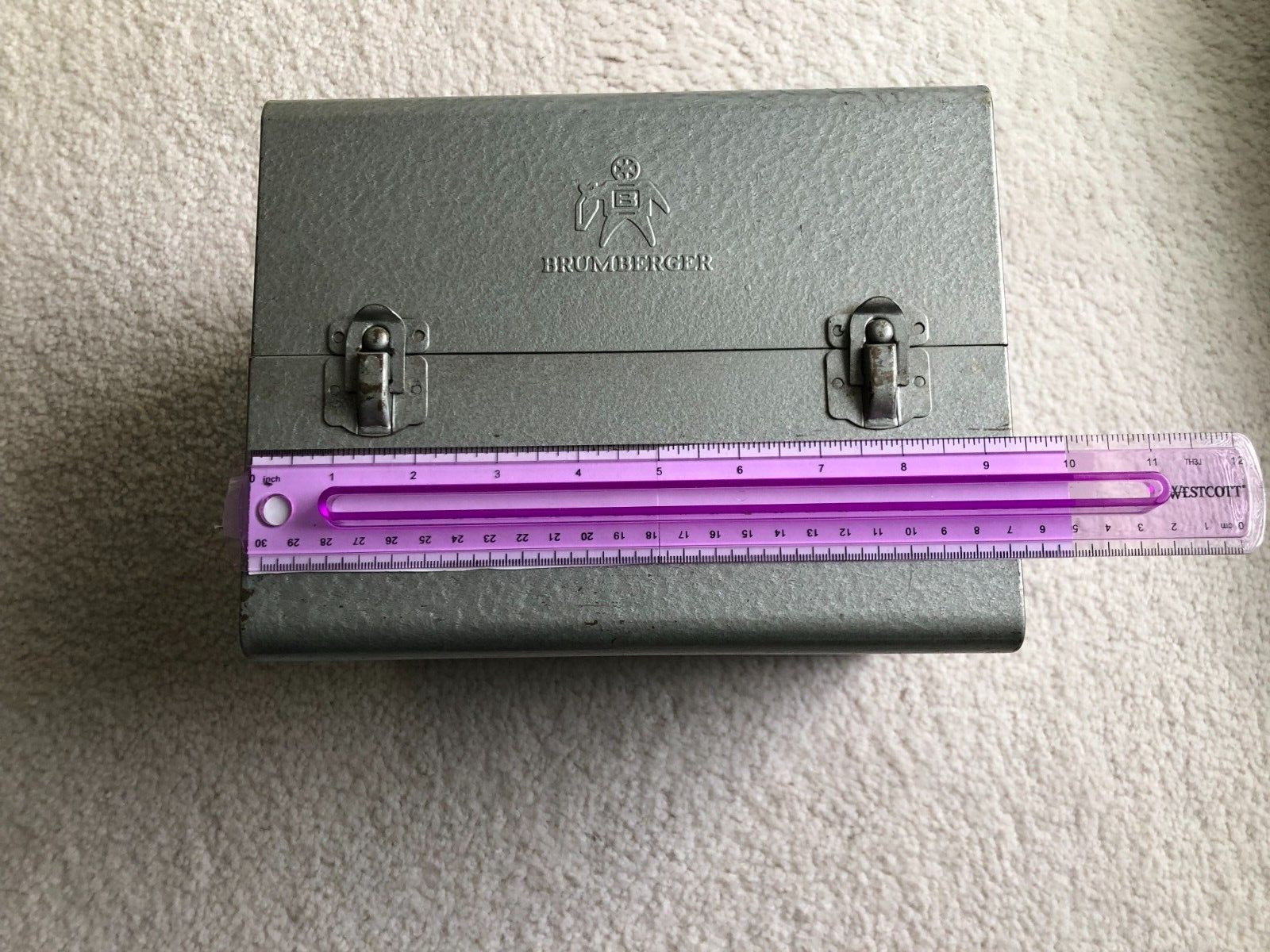 8mm Metal Film Boxes (2), Reels, and Canisters (see details & photos)