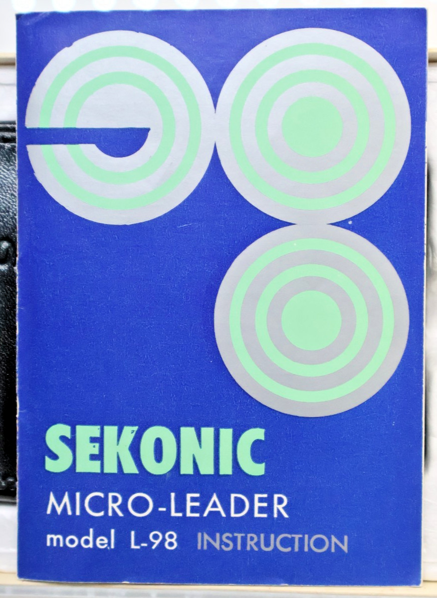 Vintage Sekonic Micro-Leader Exposure Meter L-98, BRAND NEW IN BOX