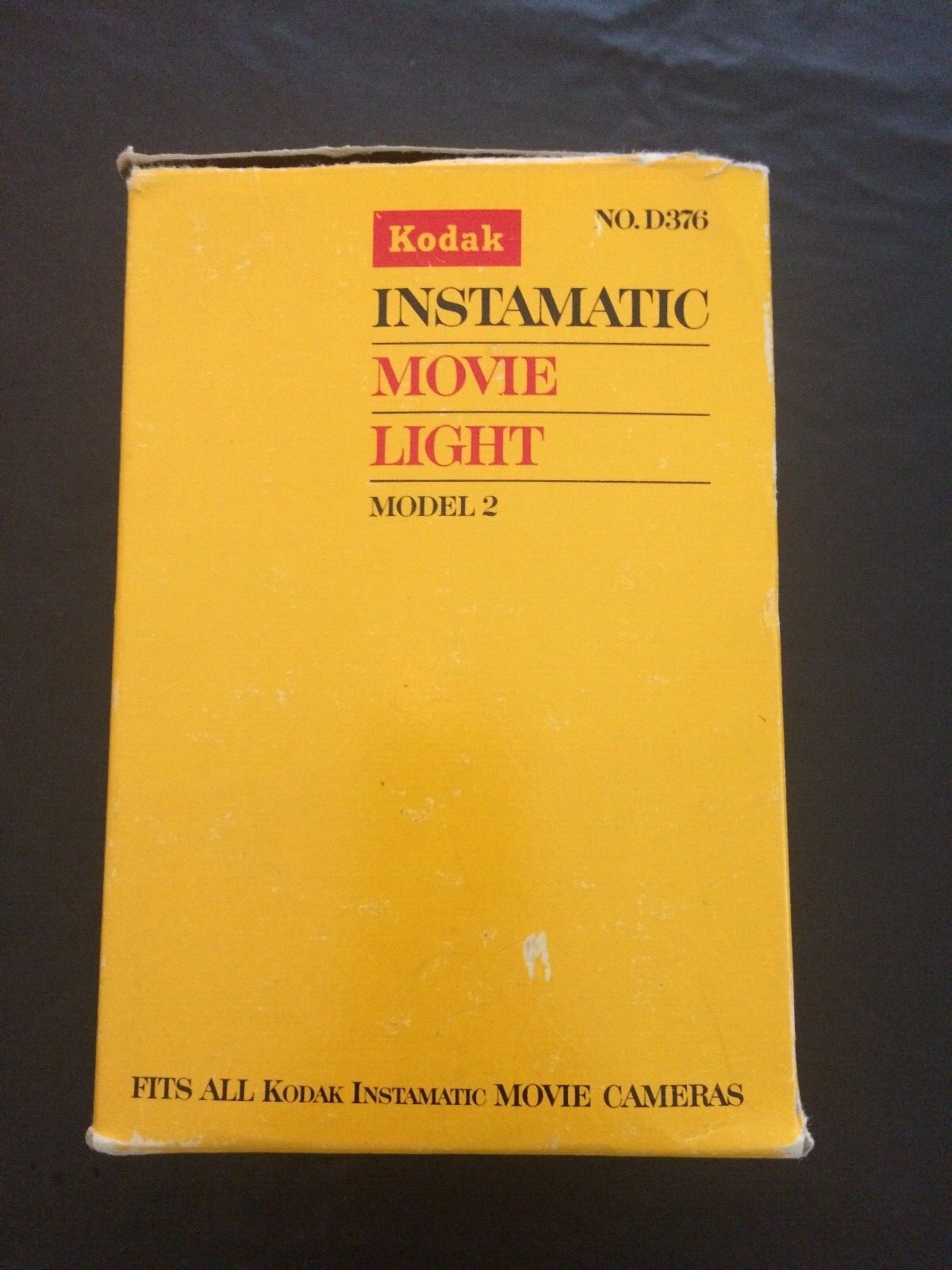 Kodak Instamatic Movie Camera Light Model 2 (D376) With Manual & Box – FREE SHIP