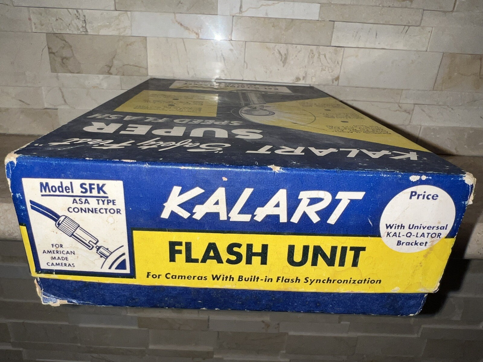 VTG AS IS Safety First Kalart Super Speed Flash Original Box 5 Bulbs UNTESTED