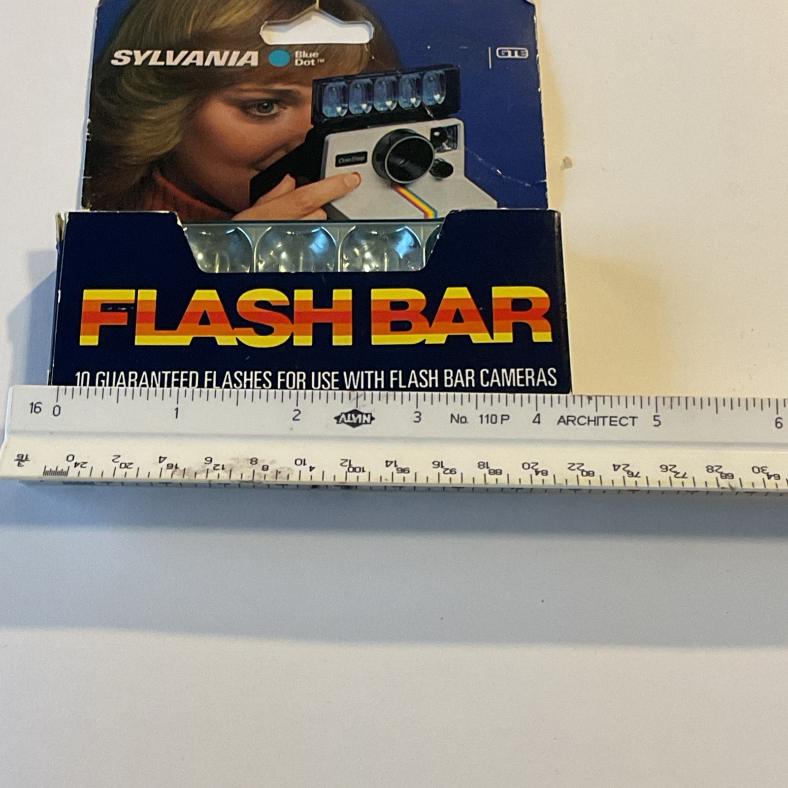Vintage Sylvania Flash Bar 10 Flashes New Old Stock