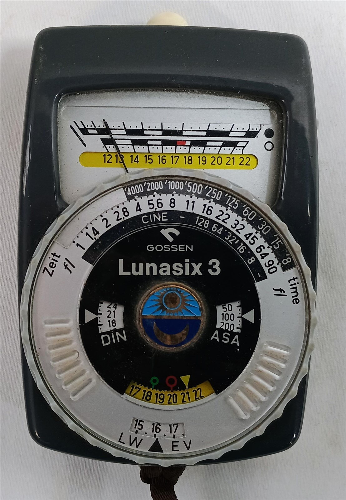 Vintage Gossen Lunasix 3 Exposure Light Meter Photography