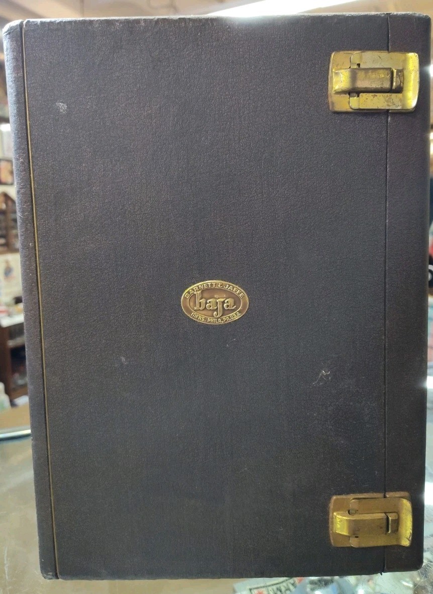 VINTAGE Baja Barnette And Jaffe Slides Photos Carry Case Trunk 50’s MCM