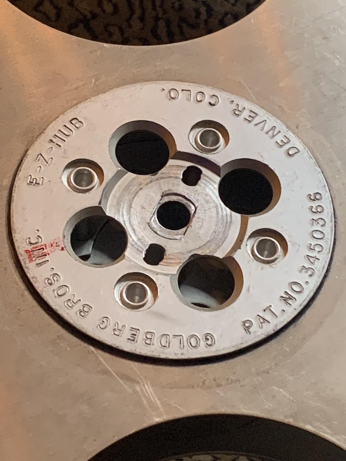 Vintage Goldberg Bros Inc. Film Reel. 24 INCHES. E-Z HUB PAT NO. 3450366