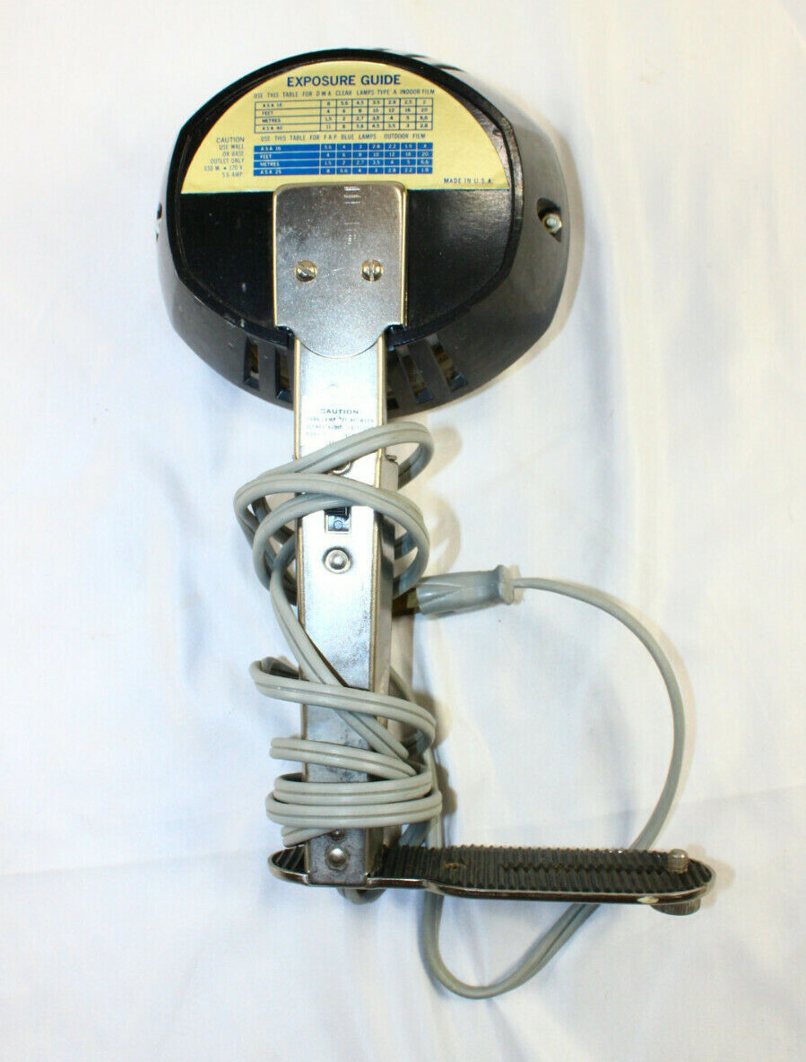 GE ACMELITE Attachment Bright Lamp Electric VERY BRIGHT TESTED WORKING Vintage