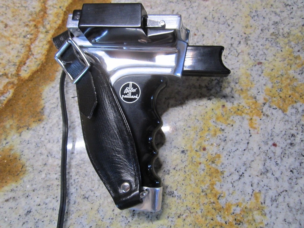 GORGEOUS BOLEX DECLIC HANDLE ELECTRIC HAND GRIP for MST motor 16mm movie camera