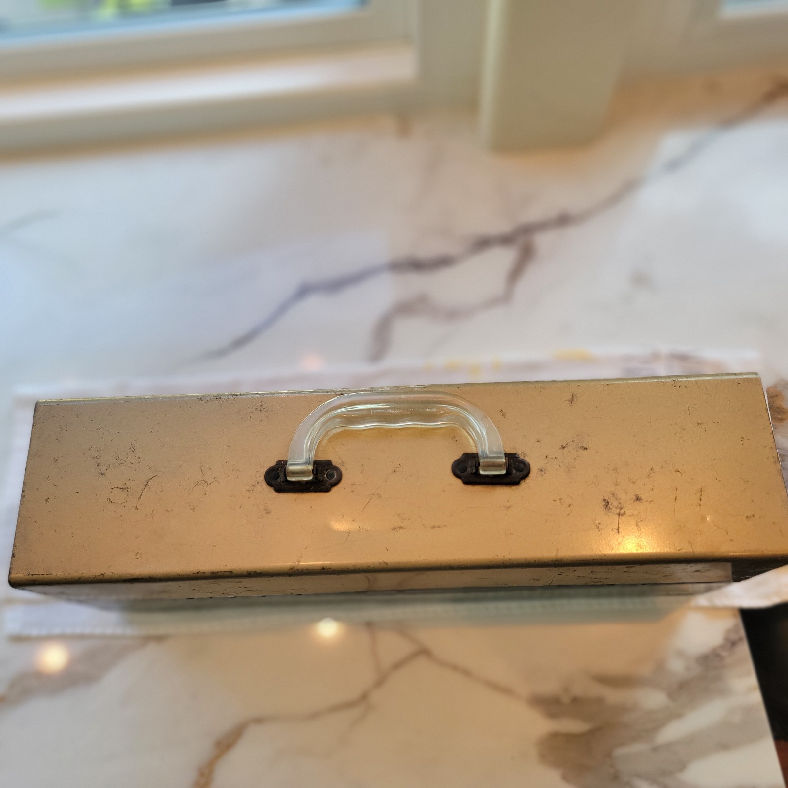 VINTAGE Smith Victor GL43 4 Socket Movie Photography Light Bar w/ Metal Case