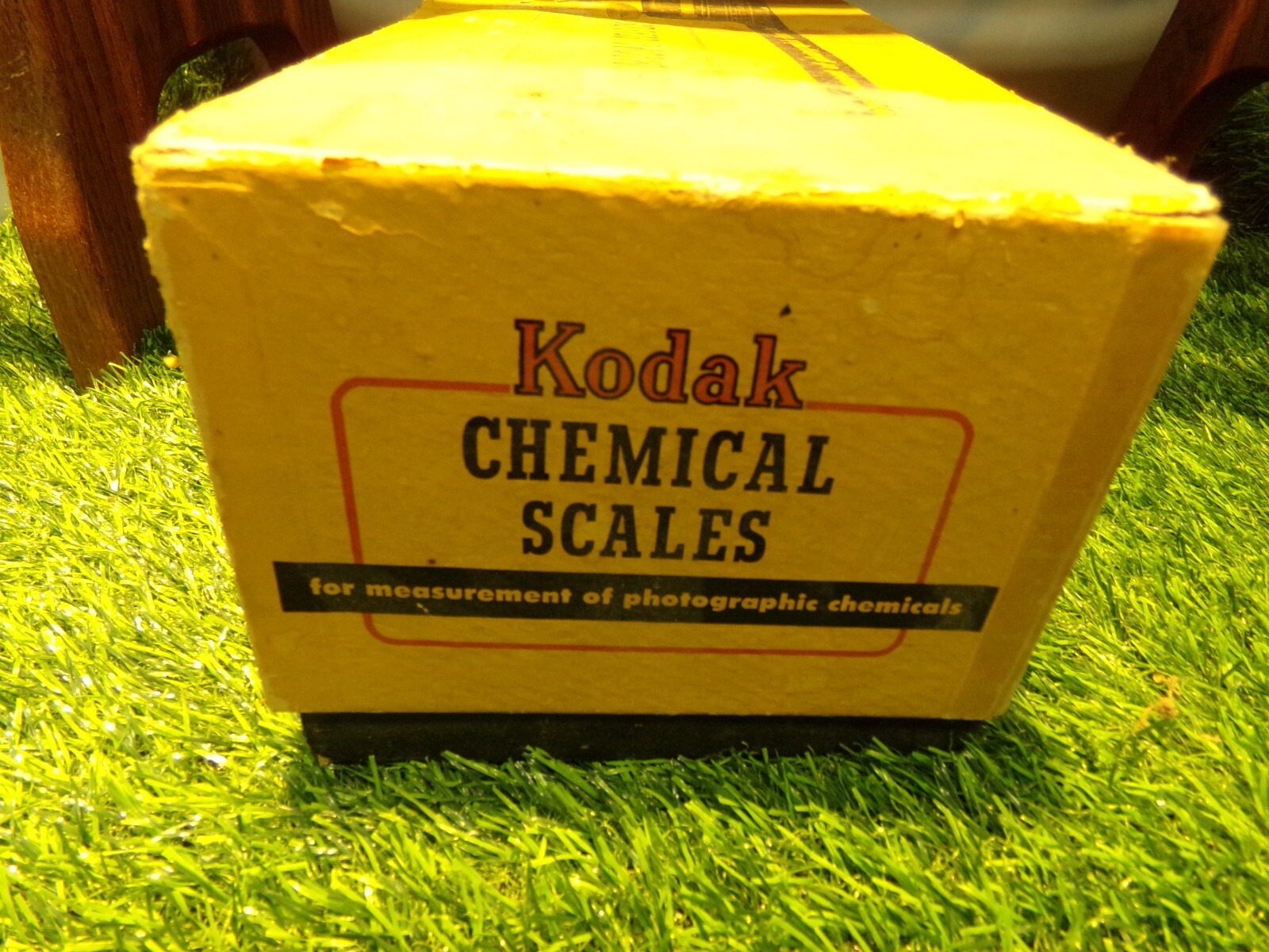 Vintage Kodak Chemical Scales, Boxed is missing most weights