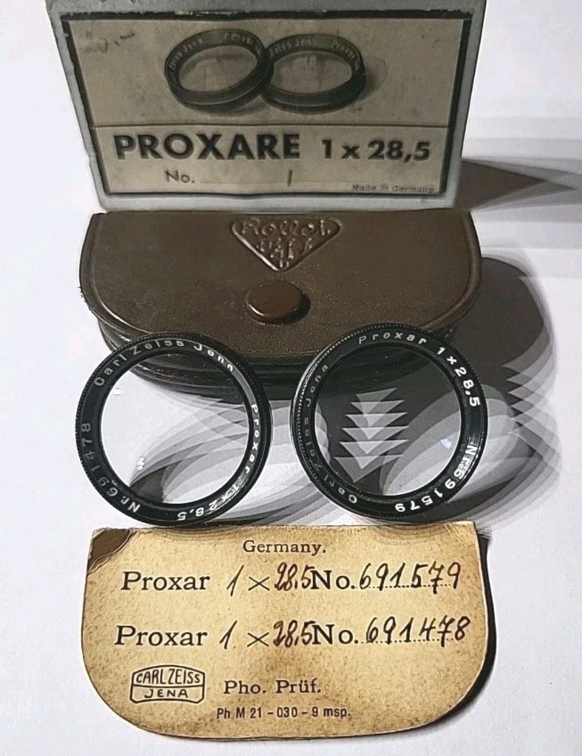 Rolleiflex Carl Zeiss Jena Proxare 1×28,5 Kit, Vintage