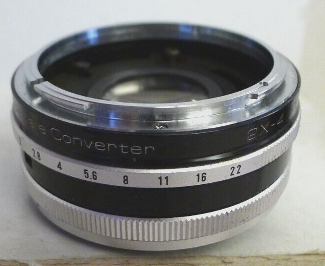 Vivitar Automatic Tele Converter 2X-4 +1 End Cap for Canon FL-FD – Made in Japan