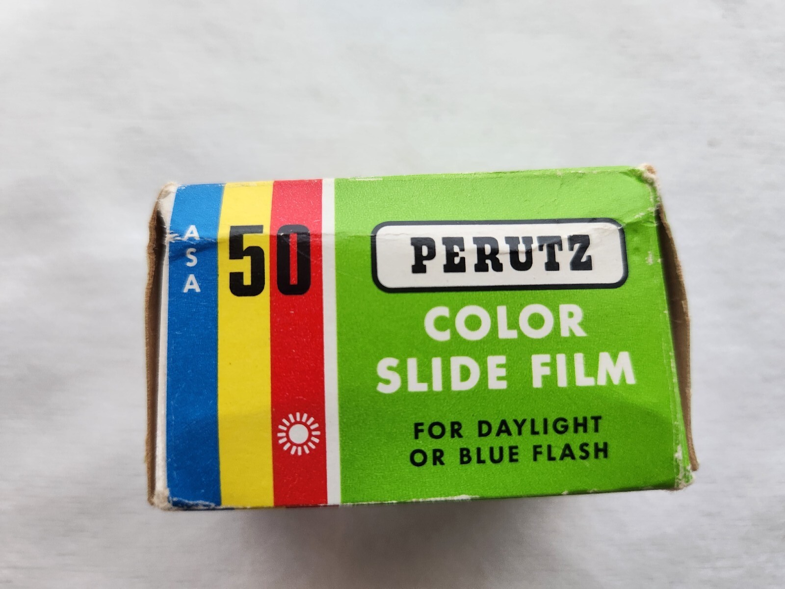 Vintage Perutz 35mm Film Canister Box Packaging