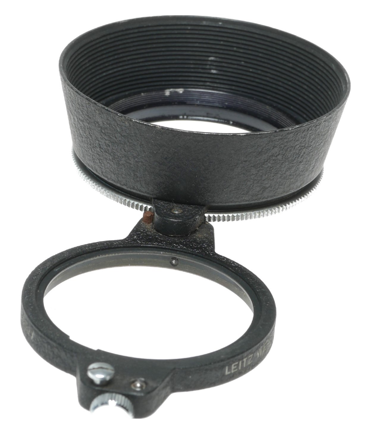 Leica camera lens polaroid filter 13352 x hood shade swing type