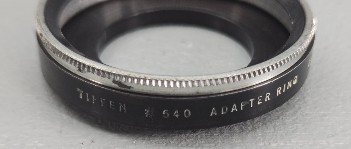 Tiffen #640 Series 6 Adapter Retaining Ring Camera Accessory Holder Vintage