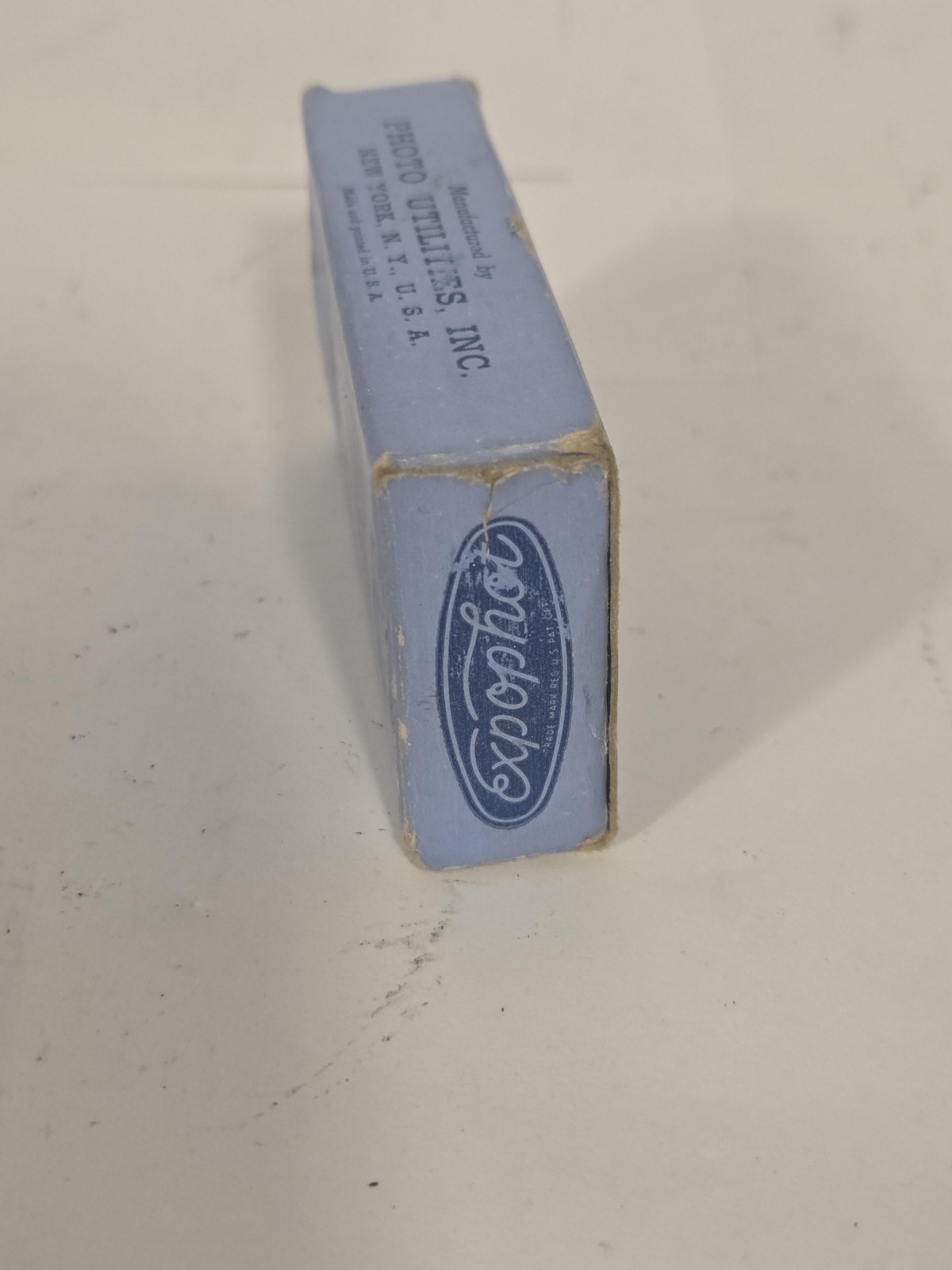 Vintage Expophot Photo Exposure Calculator Camera Box Made In USA Blue