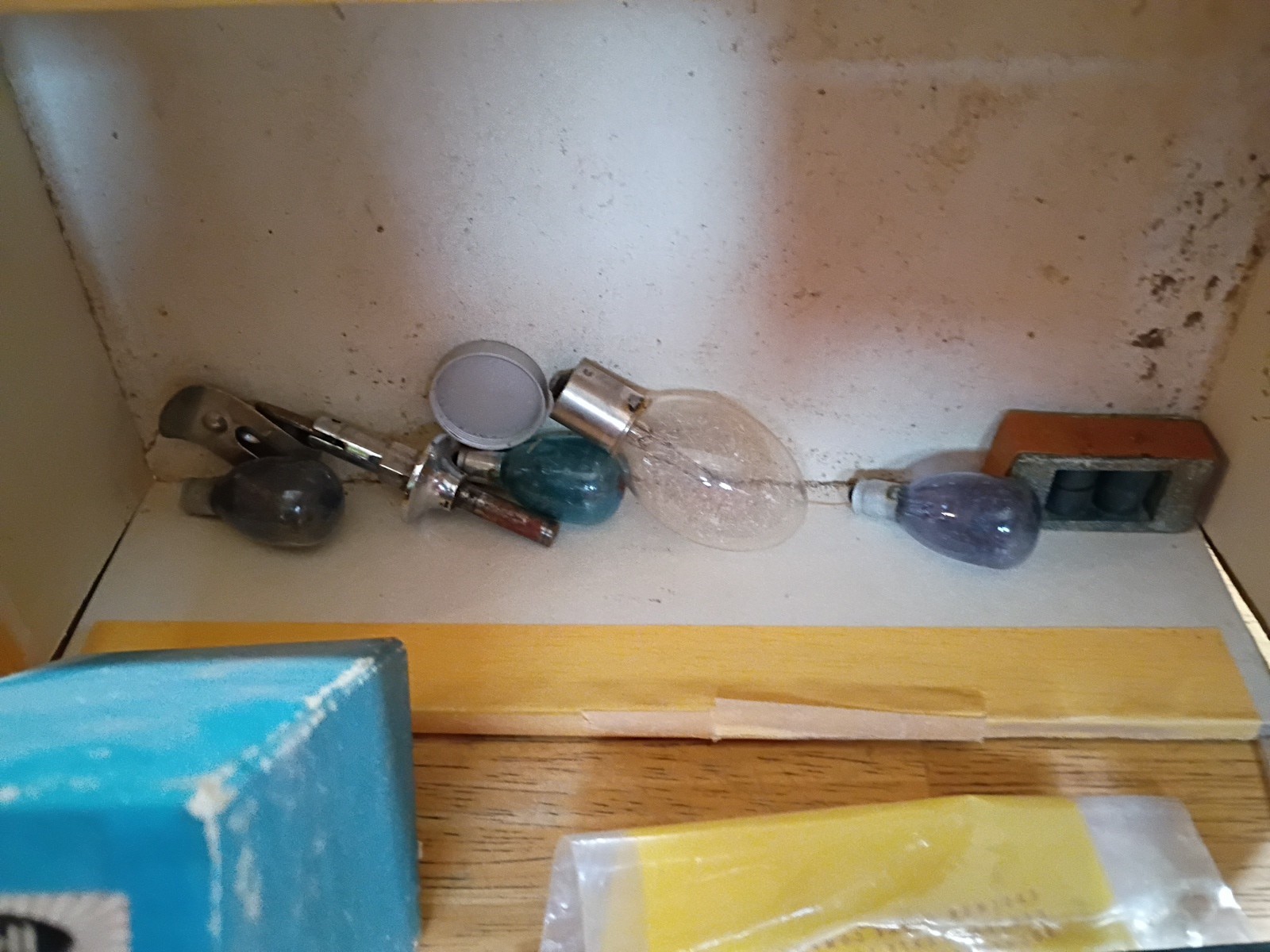 Misc camera parts flash bulbs vintage staplers and more