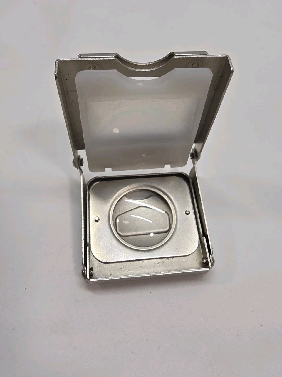 Vintage LPL NEGA LUPE FOLDING Metal LUPE Loupe Loop for 35mm Negative Japan