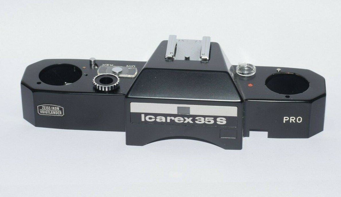 Orginal Zeiss Ikon Voigtlander Top Cover for Camera Icarex 35S Pro Black Mint