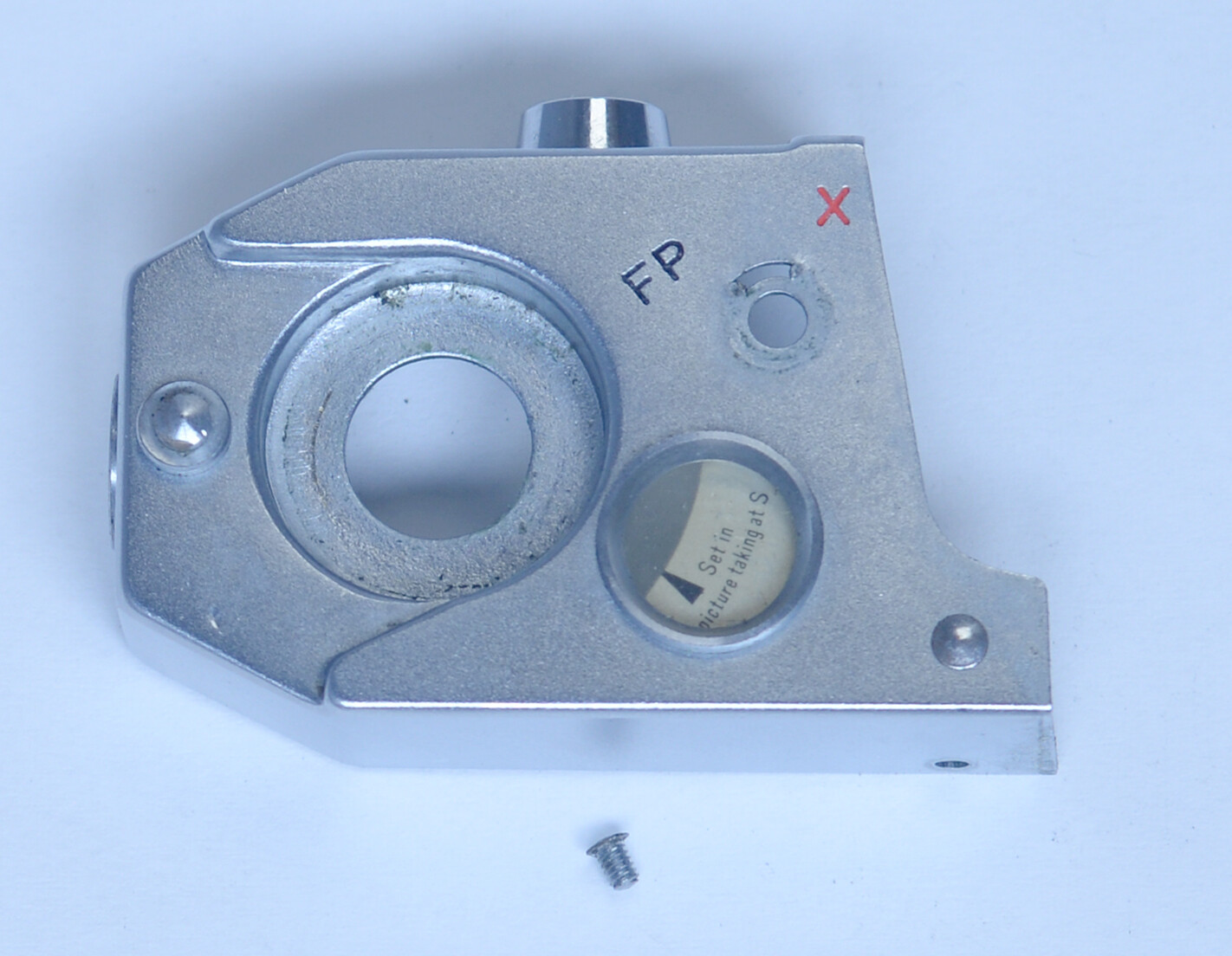 PETRI Flex V Left Top Cover Bezel Vintage SLR 35mm Film Camera Parts