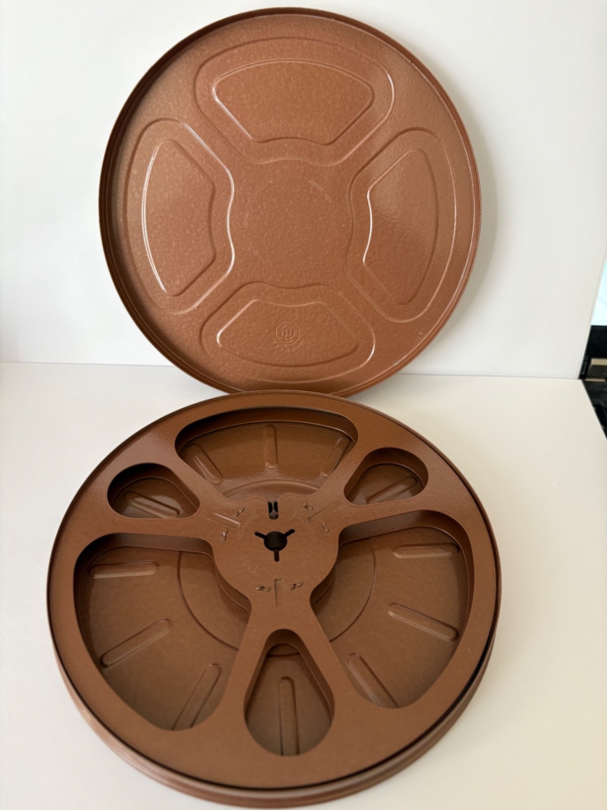 Vintage metal Goldberg Brothers film canister for 6mm film