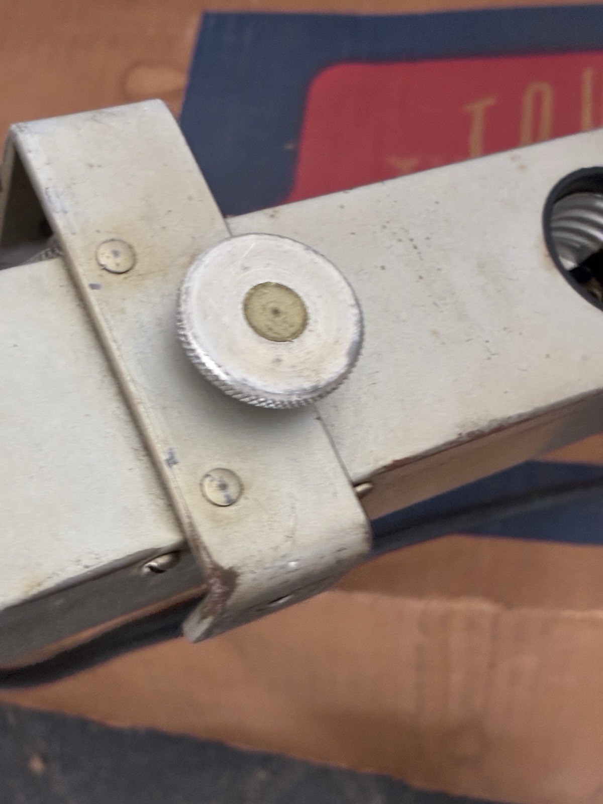 VTG Antique Retro LIGHT BAR for Still MOVIE Camera Hand Tripod & POWERLIGHT Jr