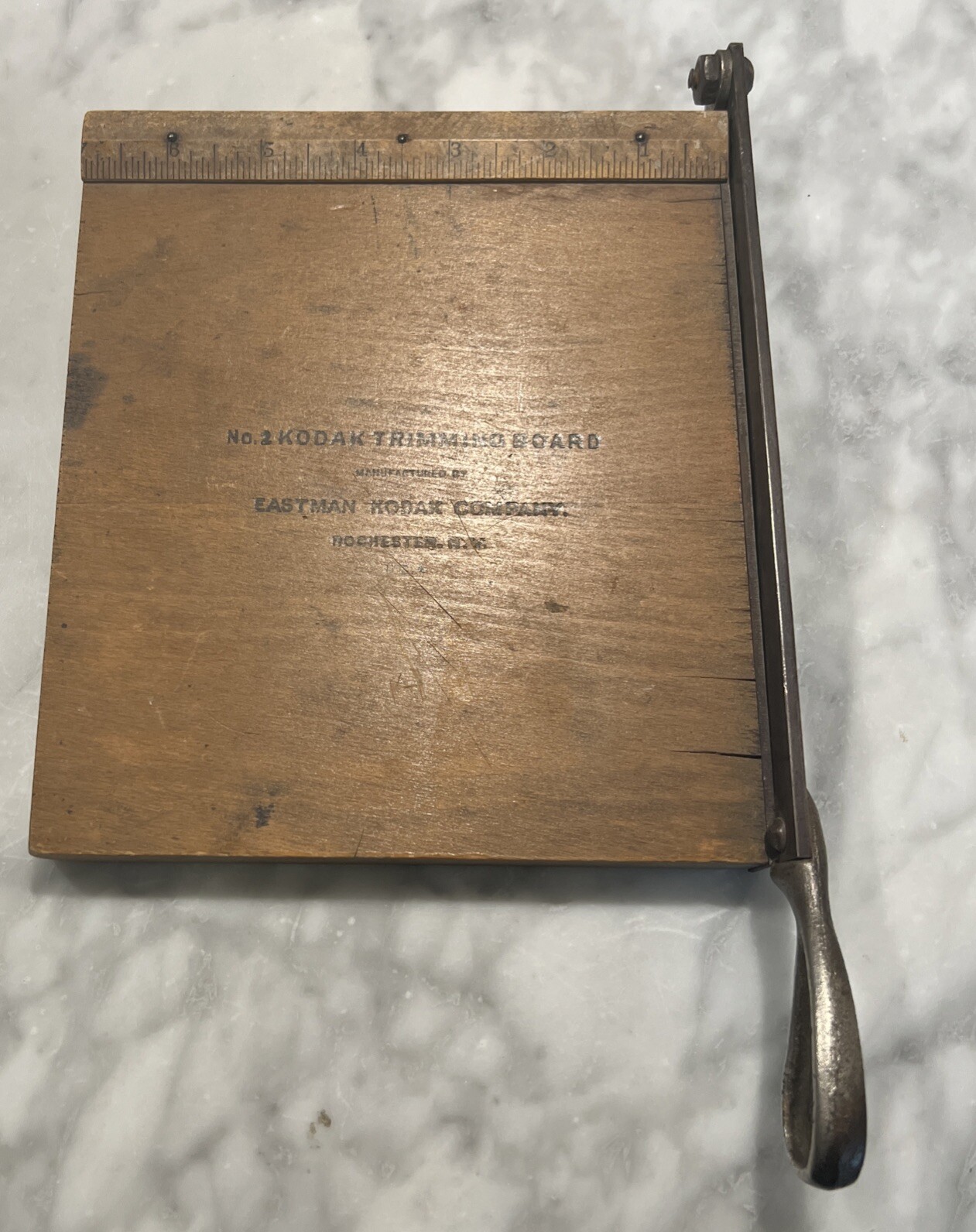 Vintage Eastman Kodak No. 2 Trimming Board Rochester NY USA Photography Advert.
