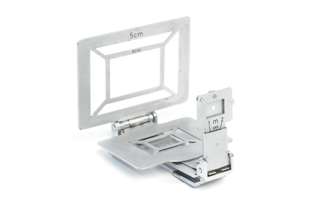 Leitz Leica Rosol Frame Finder Chrome 5Cm 9Cm 13.5Cm W. Box