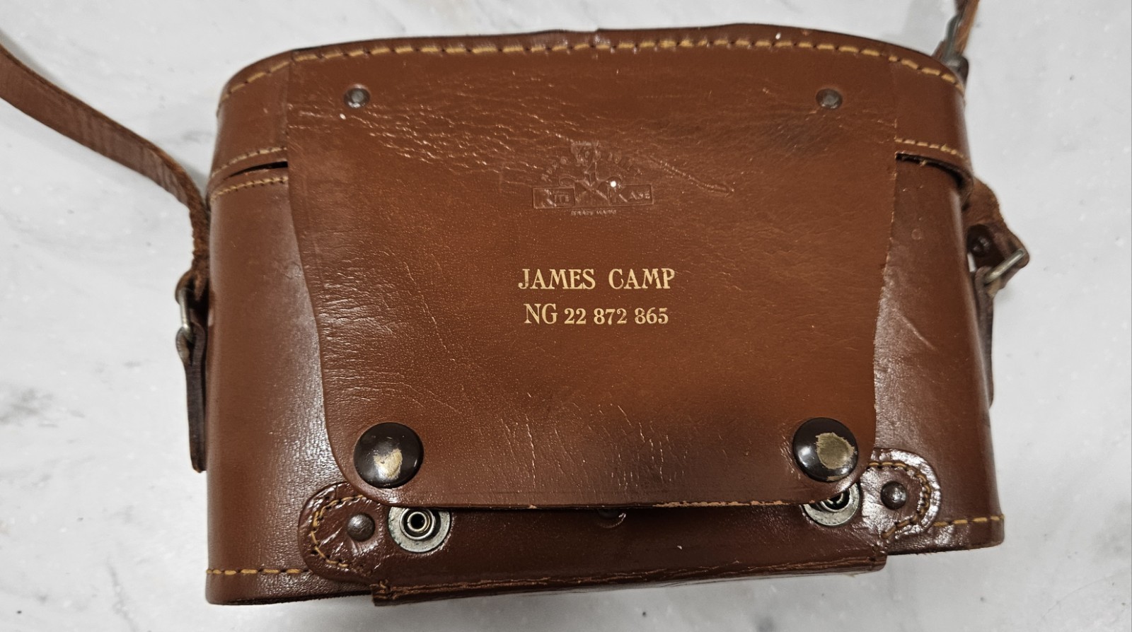 Vintage Leather/Cowhide Camera Cases Lot Of 8. USA