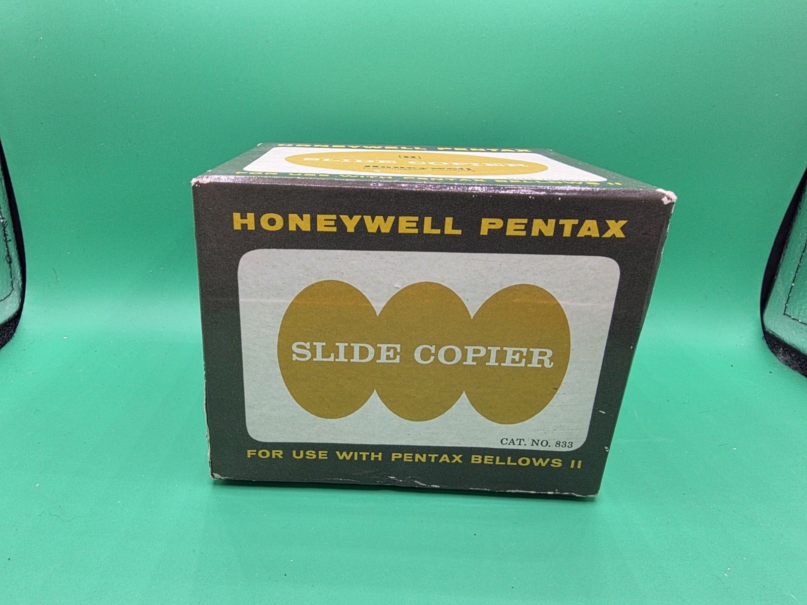 Honeywell Pentax Slide Copier Attachment Bellows II Cat No 833 w/ Box Manual