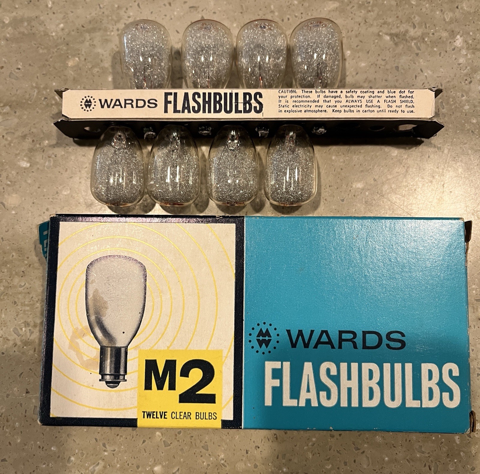 Vintage Flashbulb Lot And Synchro-Slave Flash Trigger