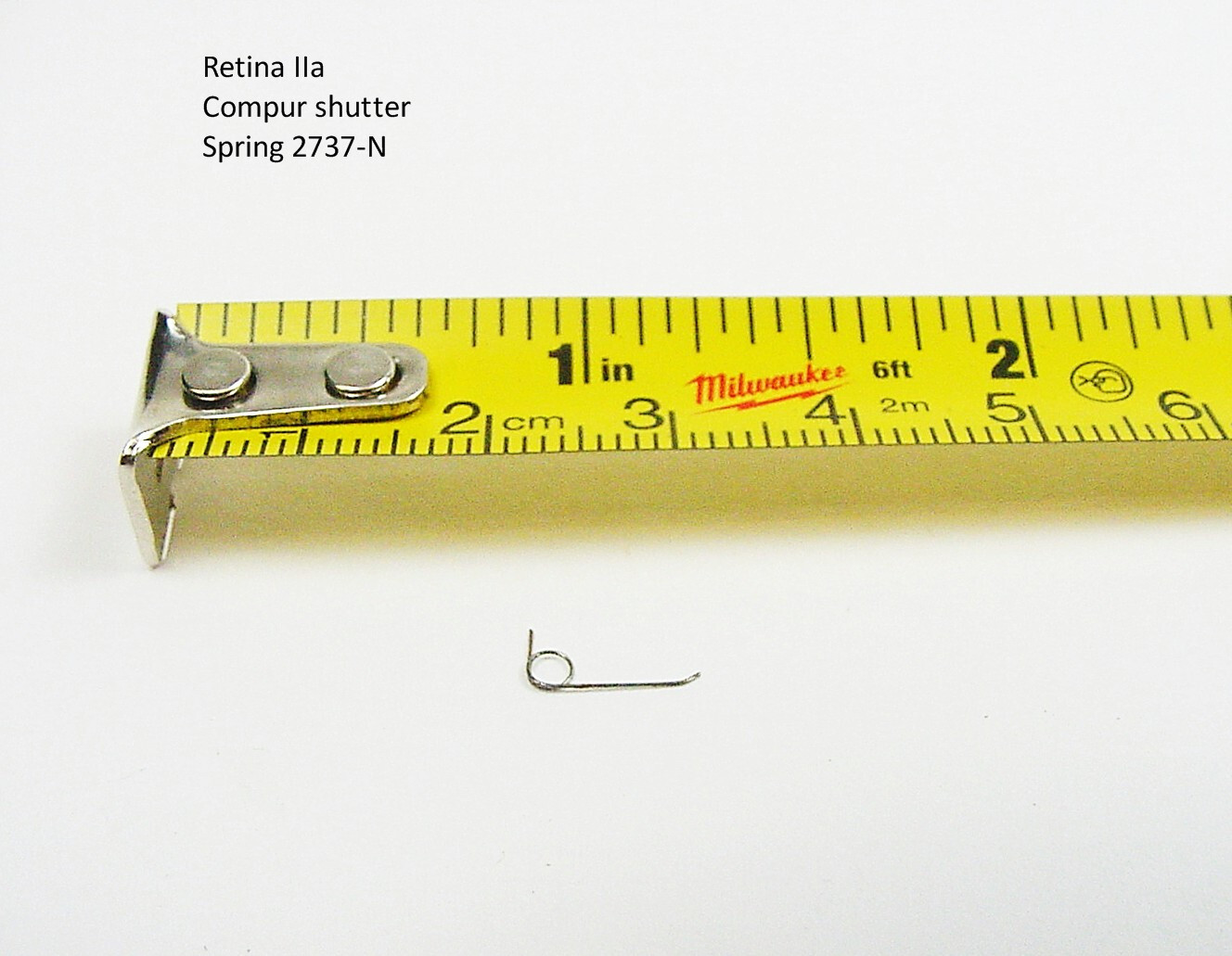 KODAK Retina IIa shutter spring 2737-N | NOS | New | $5.55 |