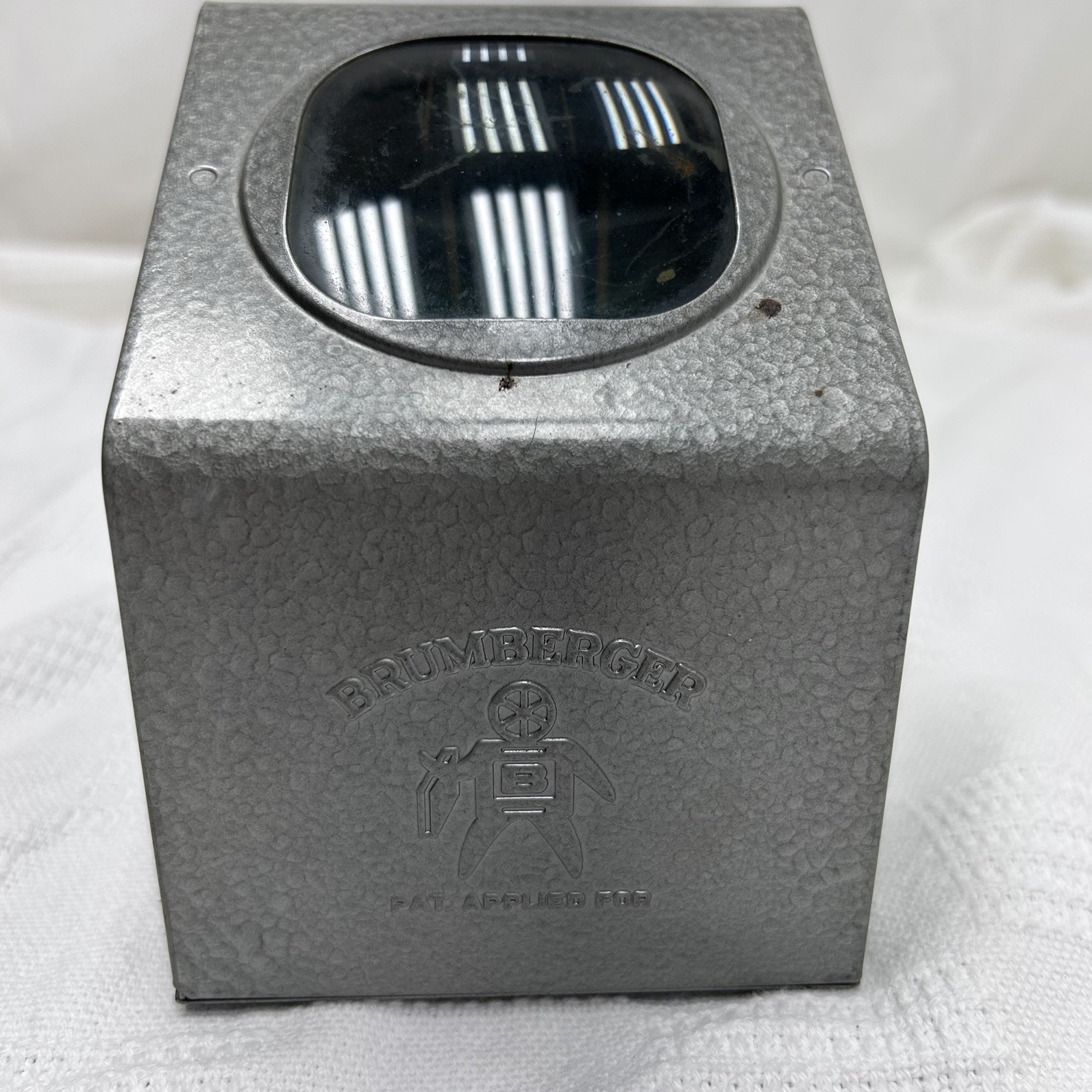 Vintage Brumberger Film Accessory Film Viewer/Splicer Textured Metal