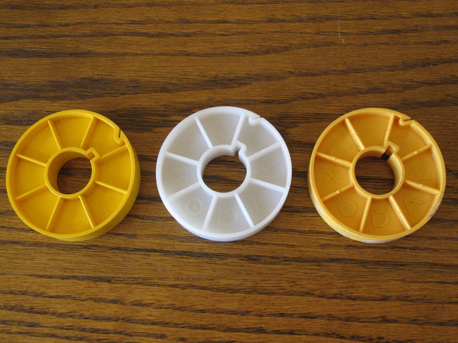 LOT of Three 3″ Kodak Cores for 16mm film
