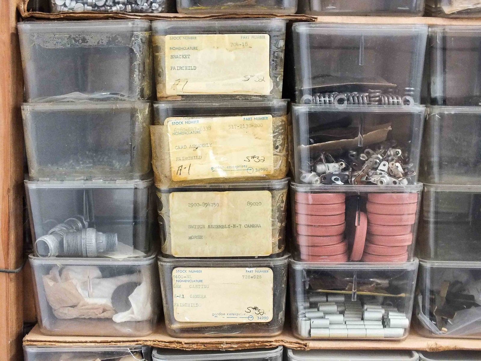 Giant Lot of Various Camera and Film Parts on Pallet – Viewlex, Fairchild, etc.