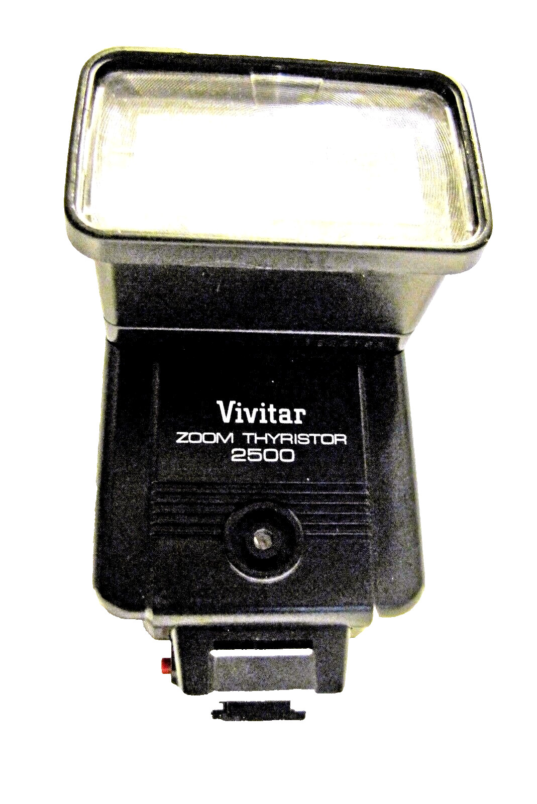 Vivitar 2500 Electronic Camera Flash Zoom Tilt Bounce Auto Thyristor Hot Shoe