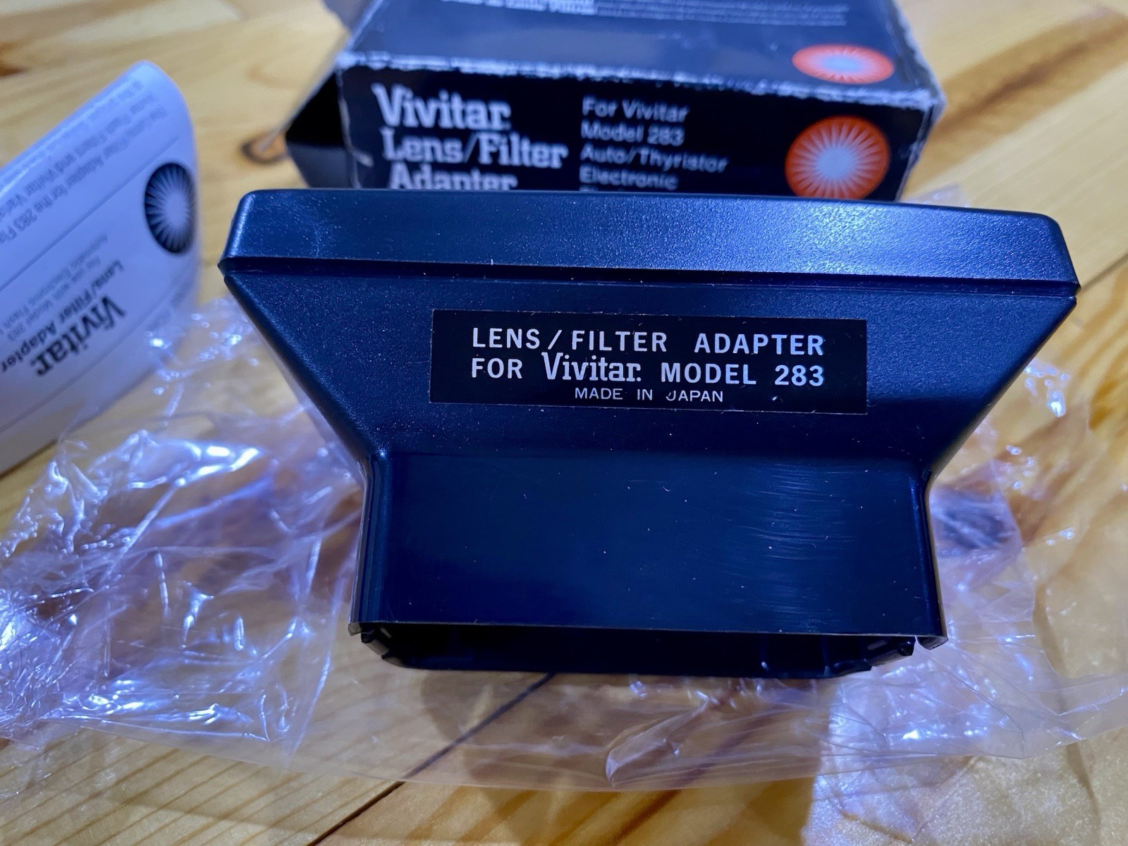 New Vivitar 283 Lens/Filter Adapter Holder