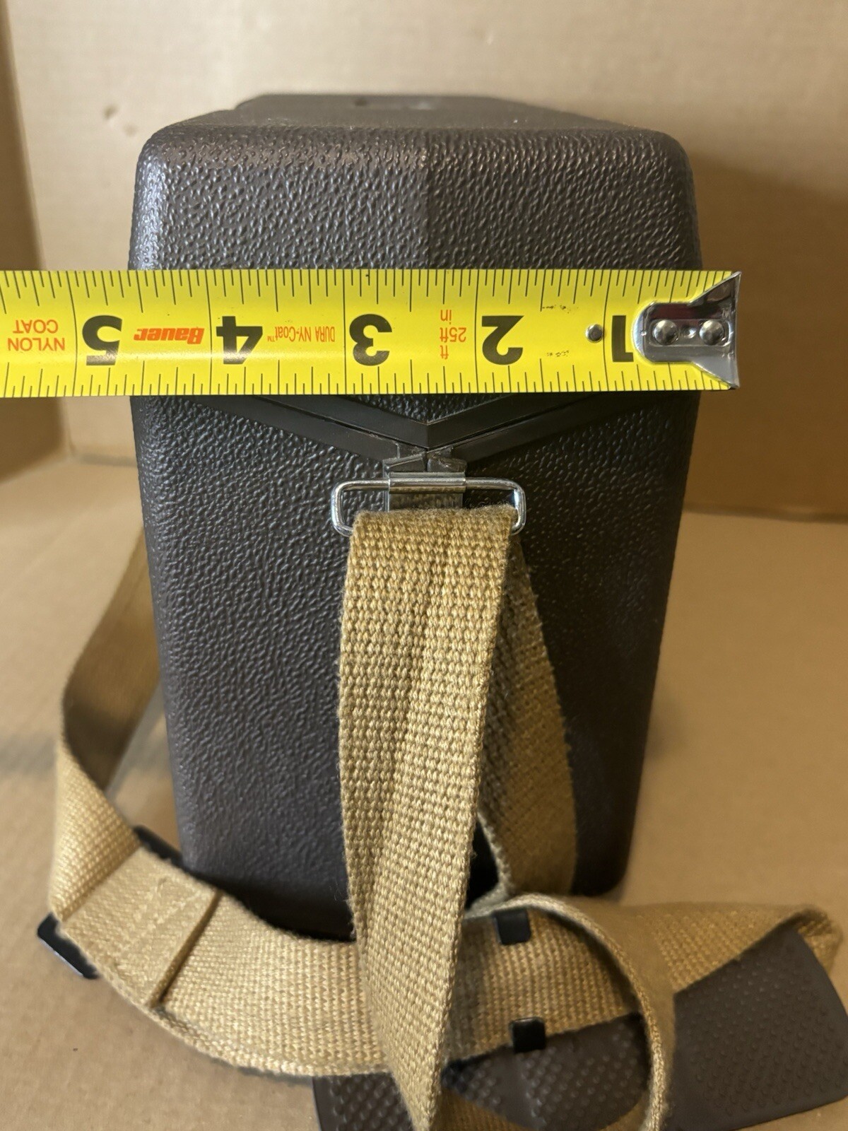 Vintage KONICA Hard Shell Camera Case / Box with Strap Made in Japan Rare HTF