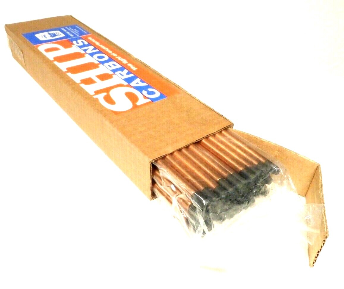 nos CARBON ARC RODS * English SHIP CEREX – BOX OF 50 .. 7mm x 12″ POSITIVES