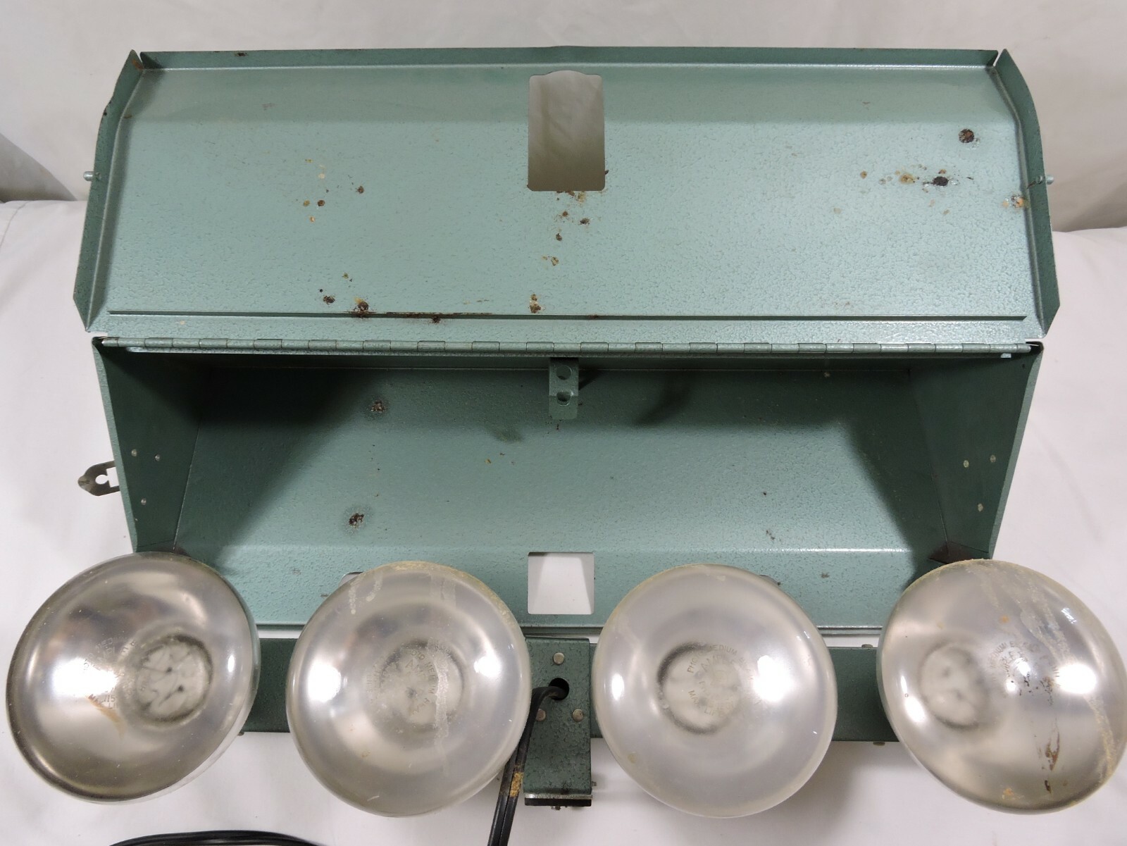 Vtg Mid Century V-PAK 4 Bulb Light Lite CPL Bar Photography w/ Box PM-4