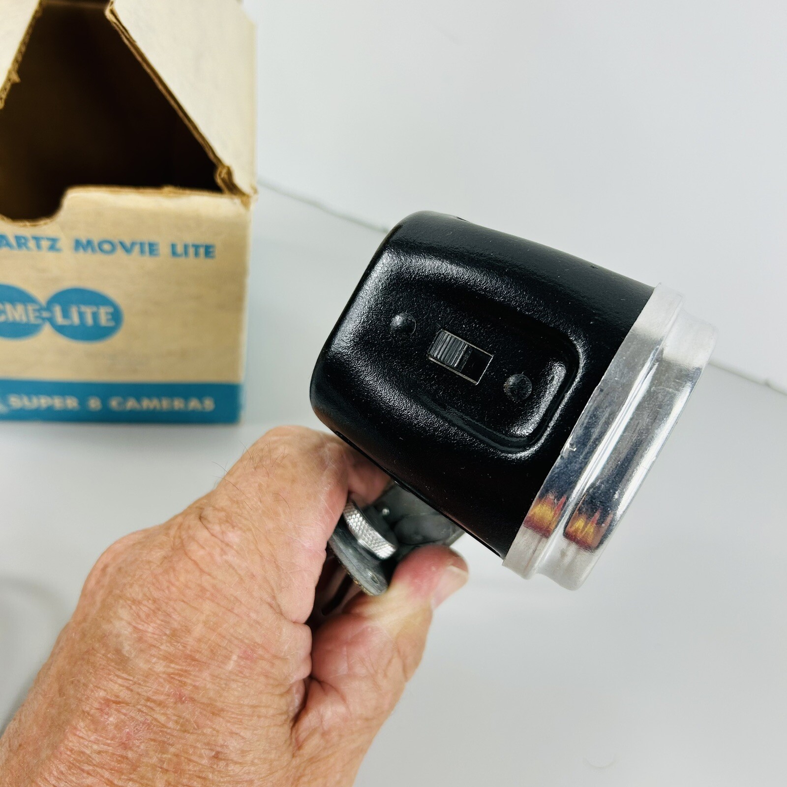 VTG Super 8 Quartz Movie Lite ACME Camera DVY Lamp 709 Cameralite WORKS In Box