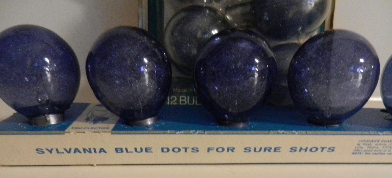 Vintage New Old Stock Sylvania Press 25 and 25B Blue Dot Flashbulbs