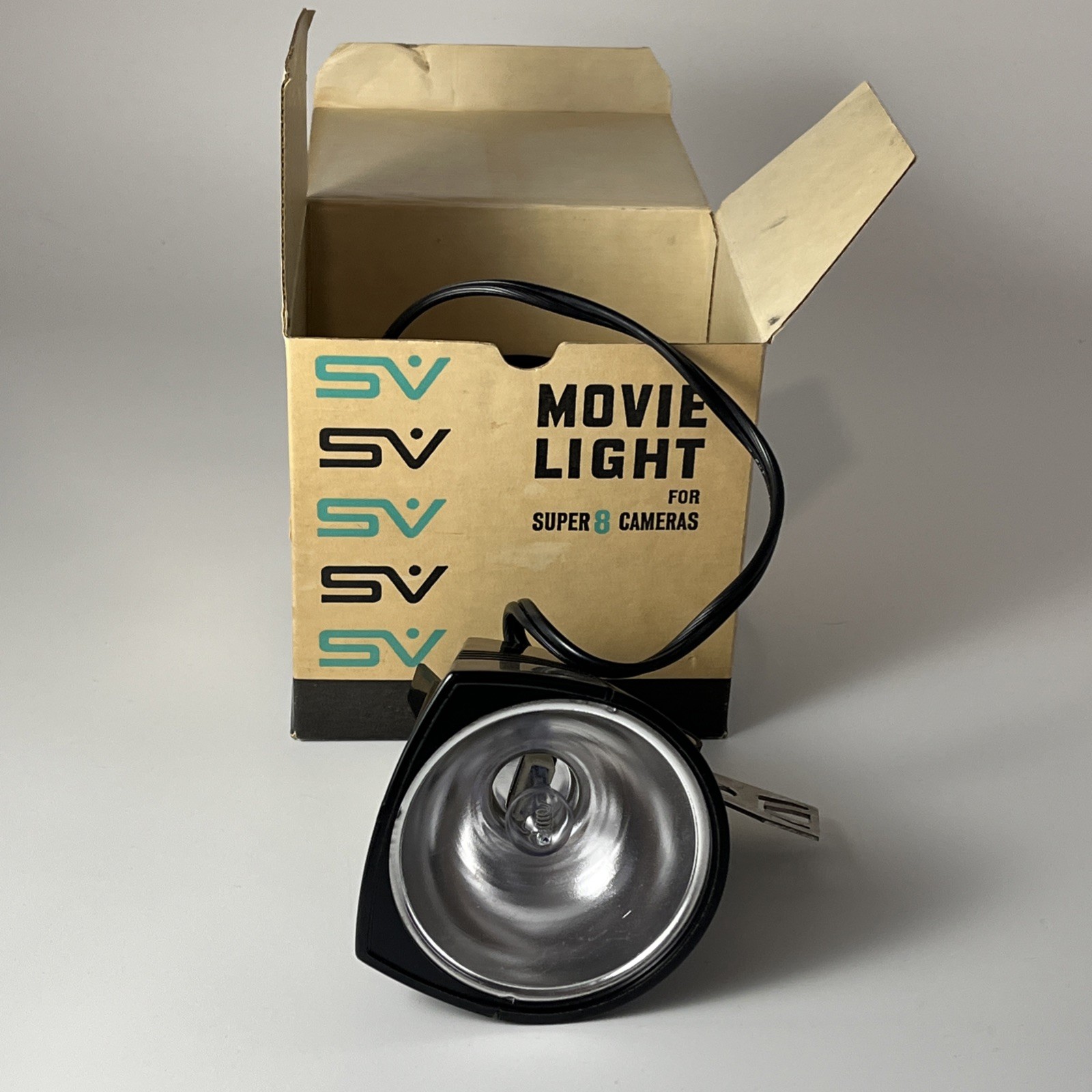 Smith-Victor Movie Light Model Q1U for Super 8 Cameras in Box Working 650 Watt