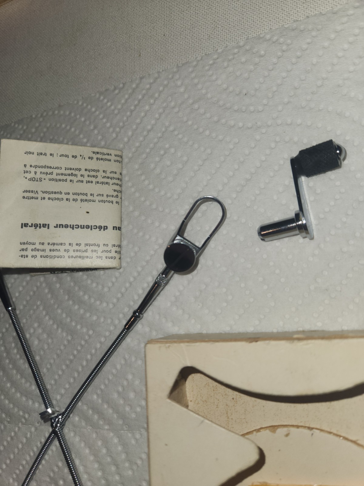 BOLEX Cable Release in Box w Adapter instructions Rewind Crank 16mm Movie Camera