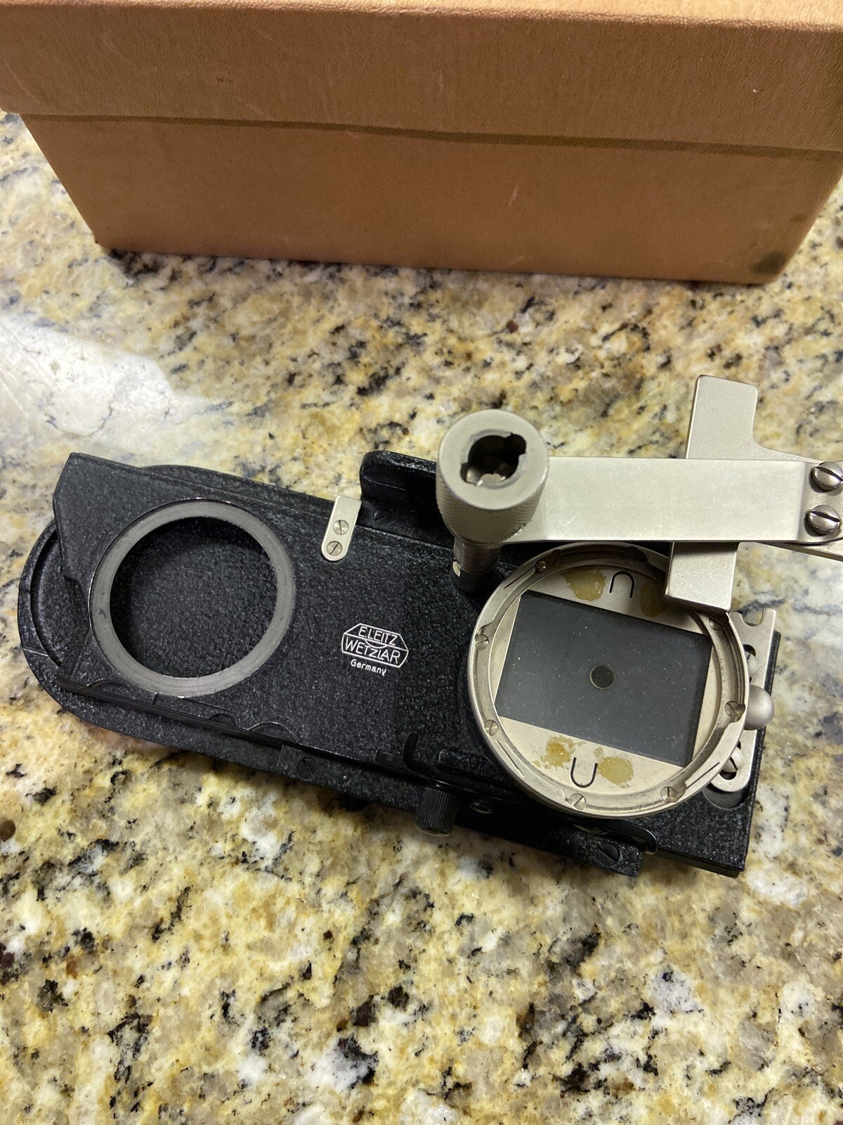 Leica E. Leitz Wetzlar Focusing Slide With Box