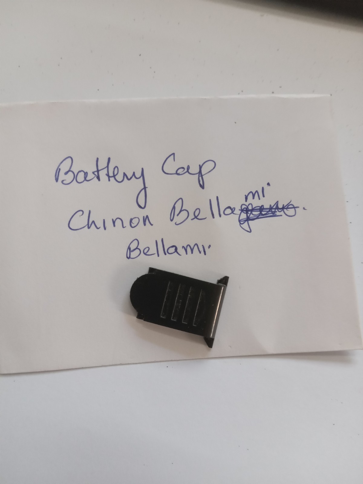 Rare Chinon Bellami Battery Cap Used Replacement Part Good