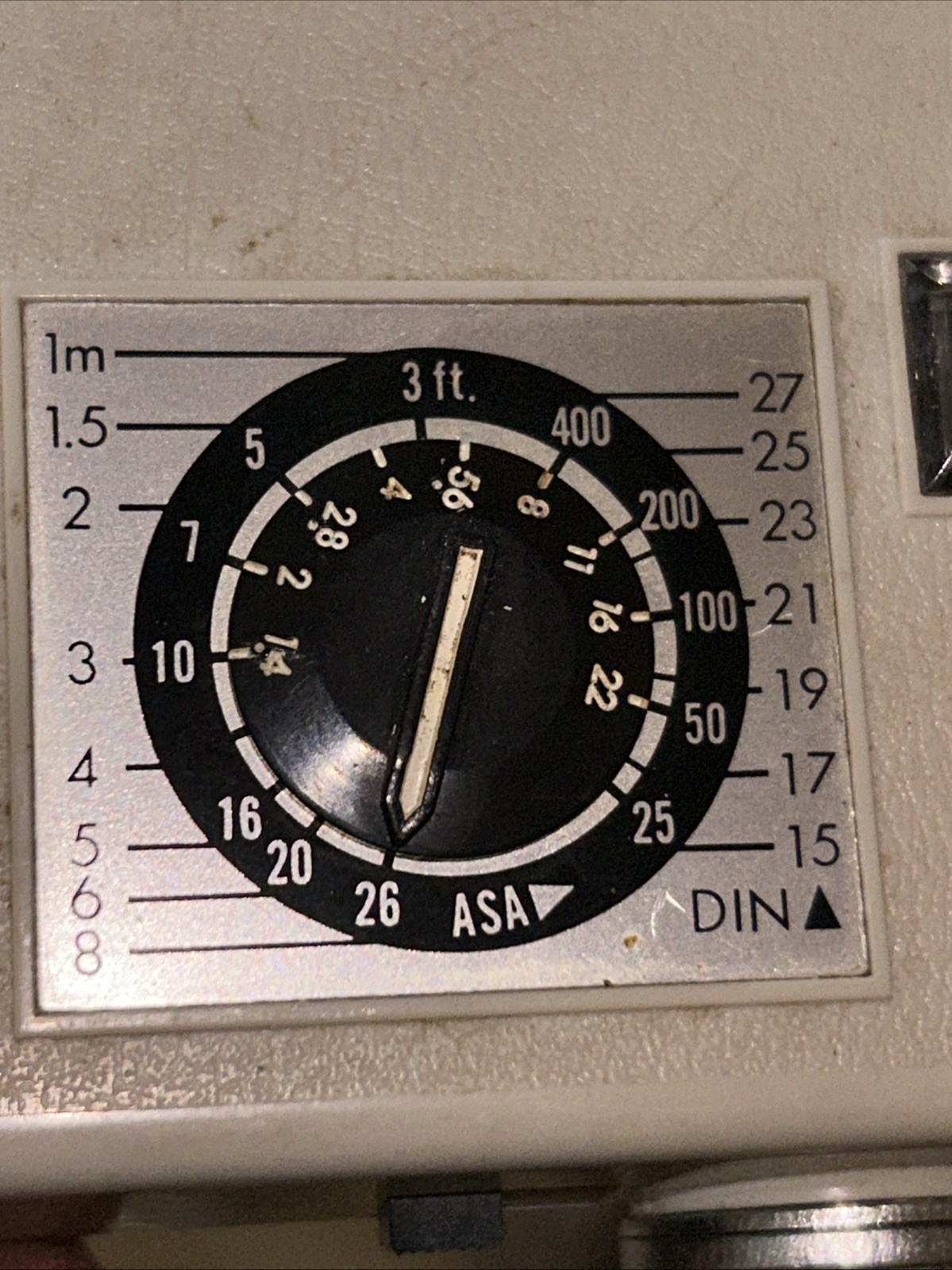 Vintage ACCURA Fan Flash w/Button Case, Kako flash, M2B Bulbs, Corona Meter